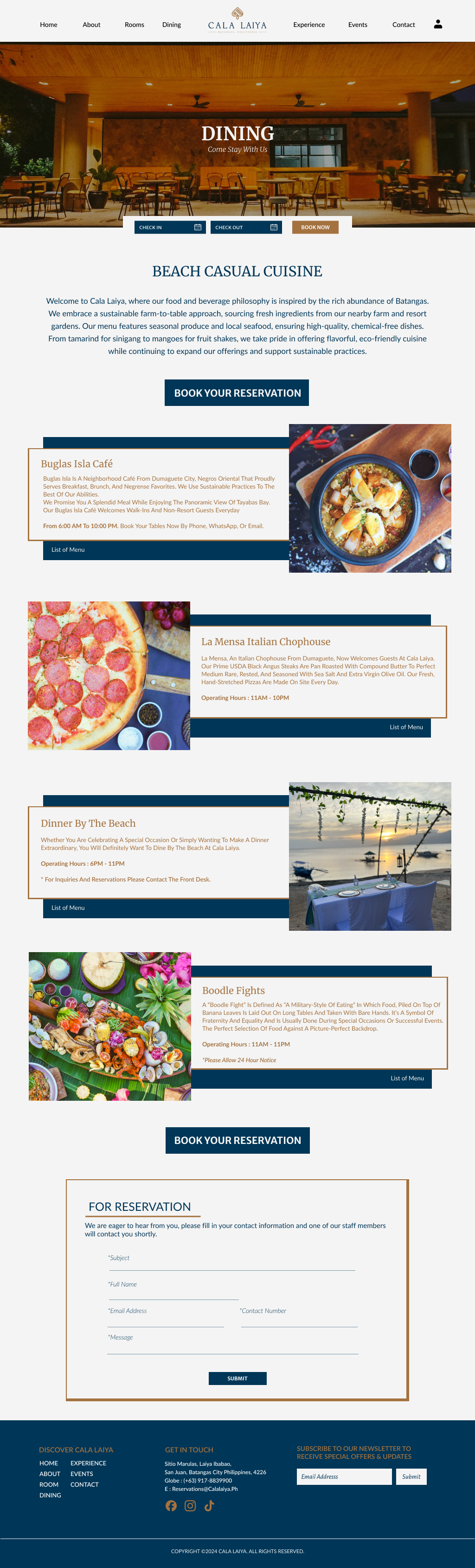 CALA LAIYA DINING